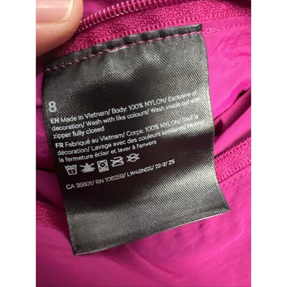 Lululemon Evergreen Anorak Women's Jacket Prosecco/Ripened Raspberry Size 8 - Picture 5 of 11